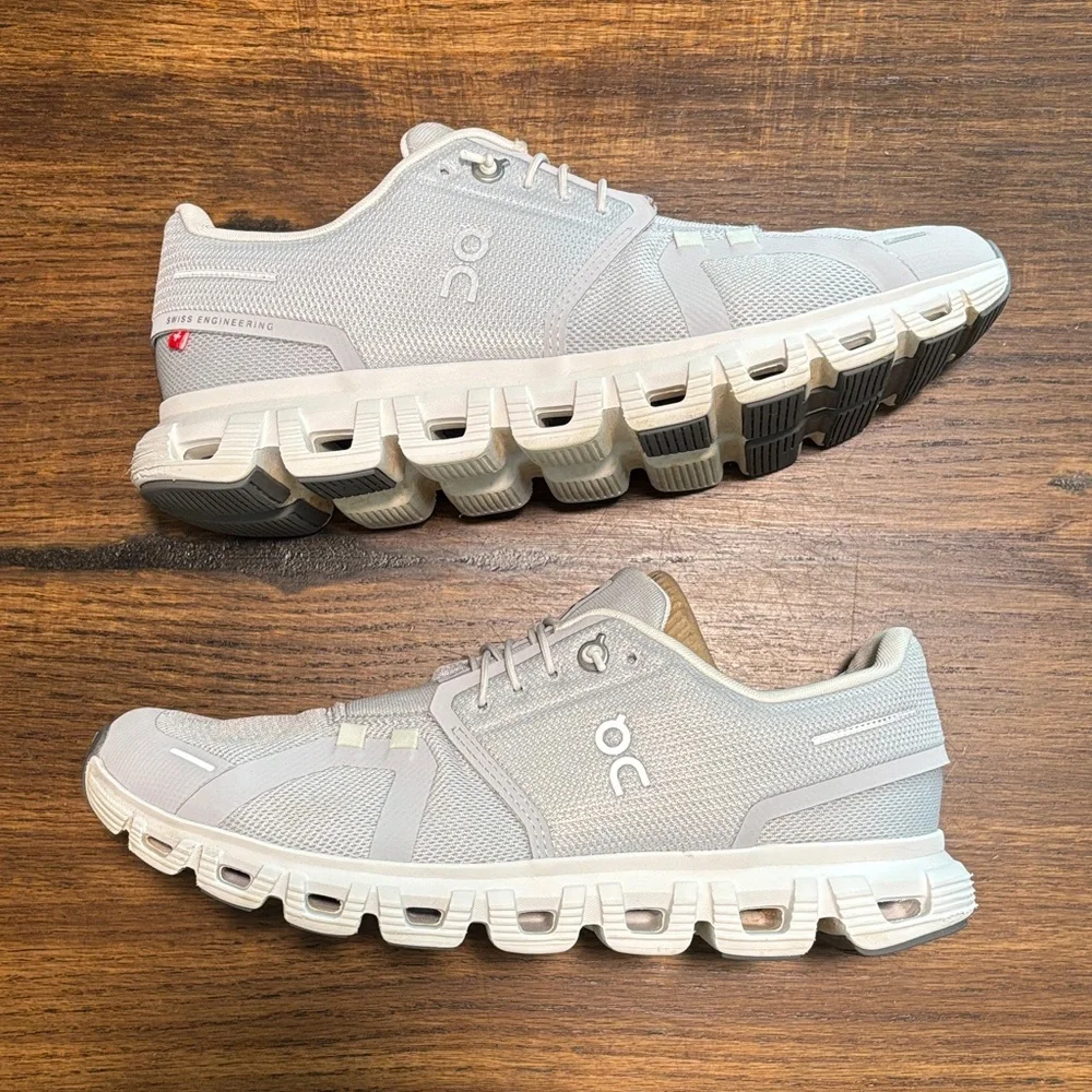 On Running Womens Cloud 6 Sneakers Glacier/White Size 9 - Picture 7 of 10
